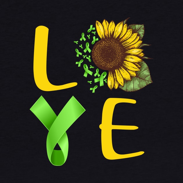 love gallbladder cancer sunflower by TeesCircle